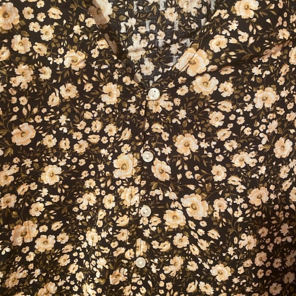 Old Navy V-Neck Floral Poet Blouse | Sz 4x | NWT - Picture 2 of 5